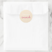 Rond Sticker Snack Sweet (Sac)