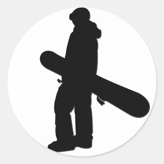 Rond Sticker Snowboard 2 (Devant)