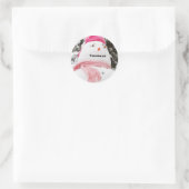 Rond Sticker SnowMan (Sac)