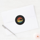 Rond Sticker Soleil Ff-15 Eagle Retro Set (Enveloppe)
