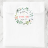 Rond Sticker Soula Baptême (Sac)