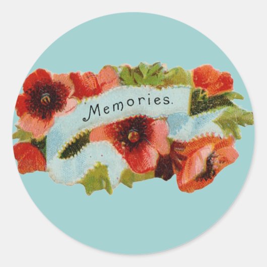 Rond Sticker souvenirs (Devant)