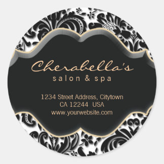 Rond Sticker Spa 232 Salon Bronze or Damask