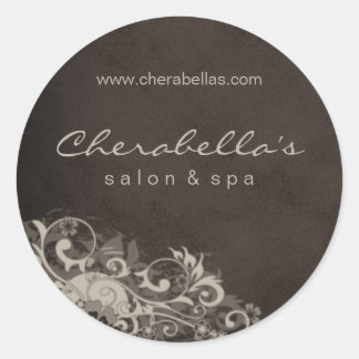 Rond Sticker Spa de salon Beige Brown