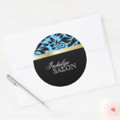 Rond Sticker Spa et salon classique (Enveloppe)