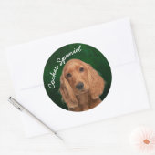 Rond Sticker Spaniel Cocker (Enveloppe)