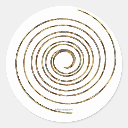 Rond Sticker Spiral (Devant)