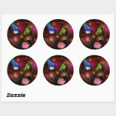 Rond Sticker Spirit of Christmas (Feuille)