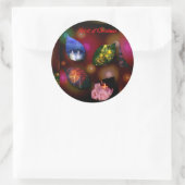 Rond Sticker Spirit of Christmas (Sac)