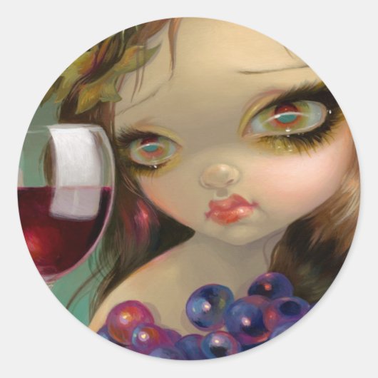 Rond Sticker "Spirits of the Vine : Merlot" (Devant)