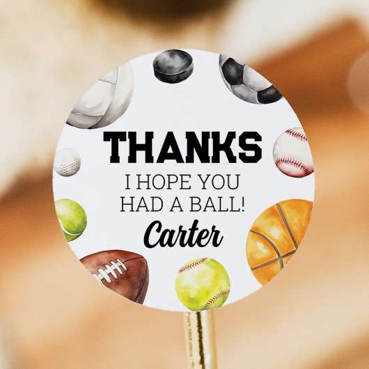 Rond Sticker sportif Favoriser