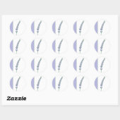 Rond Sticker Sprig Lavender (Feuille)