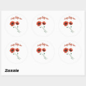 Rond Sticker Spring Hope (Feuille)