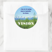 Rond sticker Spring Tetons VISION (Sac)