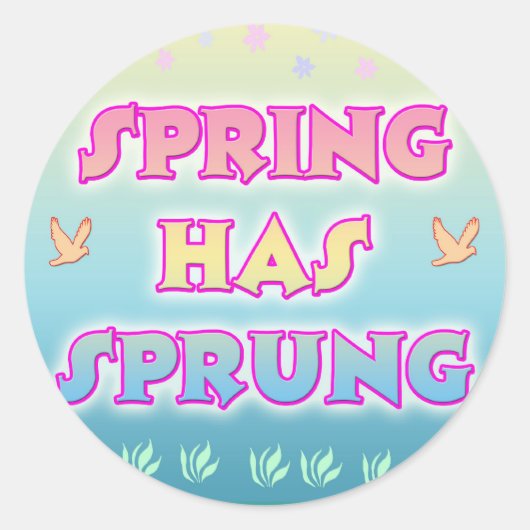 Rond Sticker Spring With Sprung (Devant)