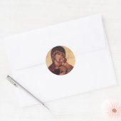 Rond Sticker St.Mary et Jesus (Enveloppe)