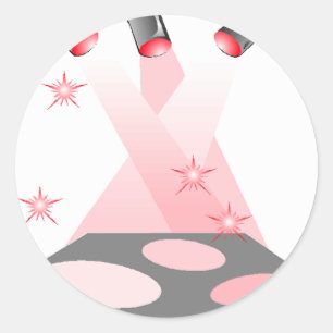 Rond Sticker Stagelights Talent Drama chanter Karaoke