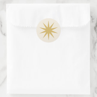 Rond Sticker Star