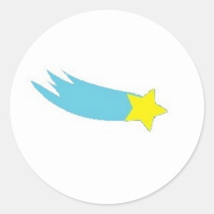 Rond Sticker Star en chute