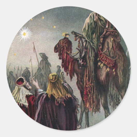 Rond Sticker Star of Bethlehem (Devant)