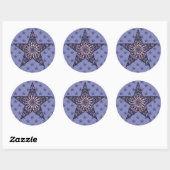 Rond Sticker Star of Independence (Feuille)