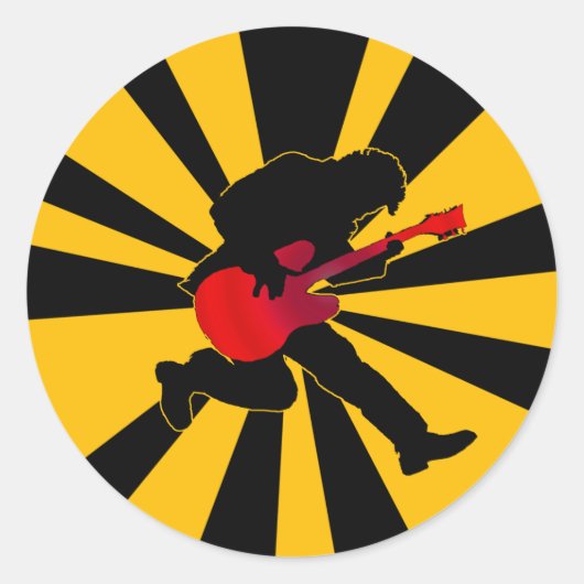 Rond Sticker Starburst Rocker (Devant)