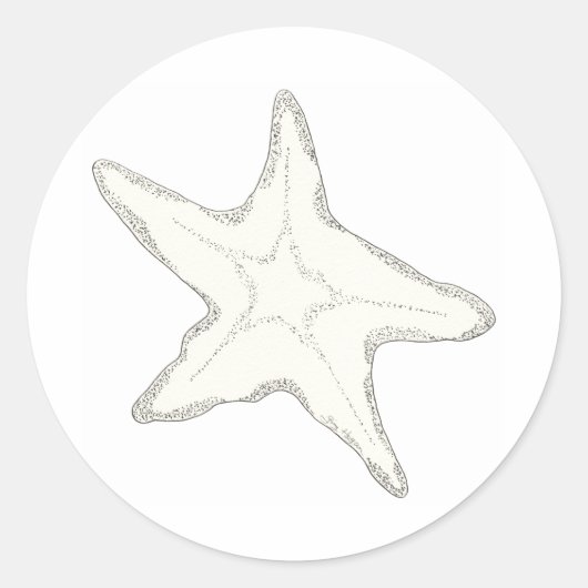 Rond Sticker Starfish (Devant)