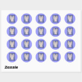 Rond Sticker Starry Night Angel (Feuille)