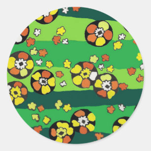 Rond Sticker Starry Scene