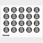 Rond Sticker "Starry Wild Jasmine Fairy" (Feuille)