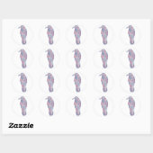 Rond Sticker Starscape de Light Crow (Feuille)