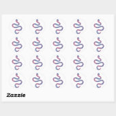 Rond Sticker Starscape pour serpent léger (Feuille)