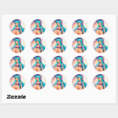 Rond Sticker Stellargroove Mizaki #01 (Feuille)