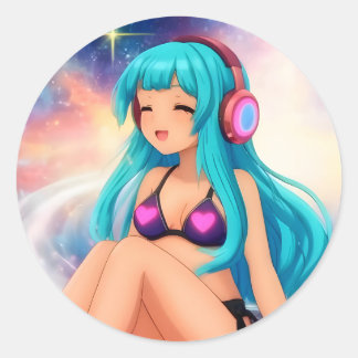 Rond Sticker Stellargroove Mizaki #01