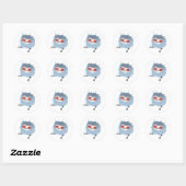 Rond Sticker Stolas (Feuille)