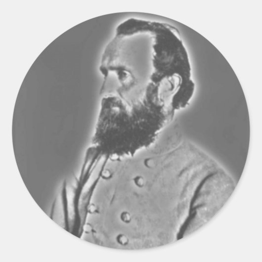 Rond Sticker Stonewall Jackson (Devant)