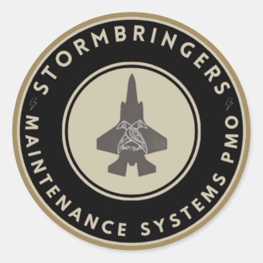 Rond Sticker Stormbringers (Devant)