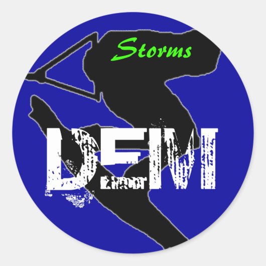 Rond Sticker Storms (Devant)