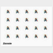 Rond Sticker Street Meow (Feuille)