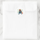 Rond Sticker Street Meow (Sac)