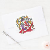 Rond sticker sts9 (Enveloppe)