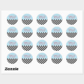 Rond Sticker style Greaser 50's ou sceau (Feuille)