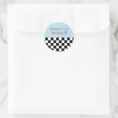 Rond Sticker style Greaser 50's ou sceau (Sac)