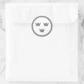 Rond Sticker suédois pour VI bas (Sac)