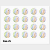 Rond Sticker, Summer Solstice Goddess Sticker (Feuille)