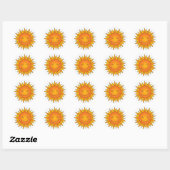 Rond Sticker Sun (Feuille)