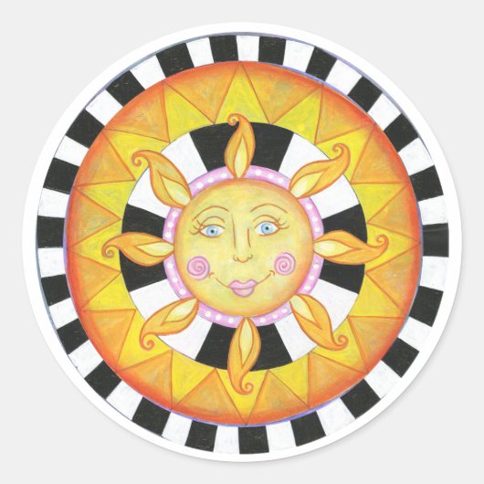 Rond Sticker Sun (Devant)