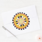 Rond Sticker Sun (Enveloppe)