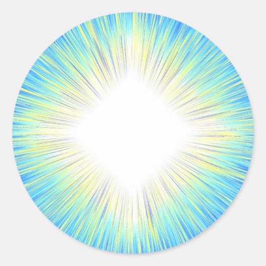 Rond Sticker Sun Burst (Devant)