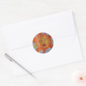 Rond Sticker Sun Fiery (Enveloppe)